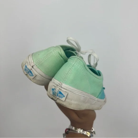 Vans Blue Ombre Skate Slip Ons Size Woman’s 6 - Picture 7 of 10